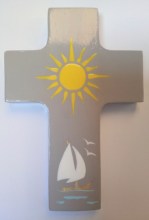Croix murale soleil de ma vie